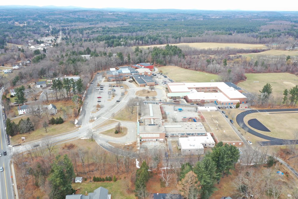 Aerial view of Middle School