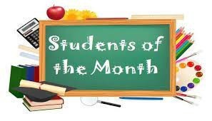 Students of the Month for December