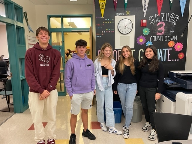 Our 5 exchange students spending the school year at GDRHS.